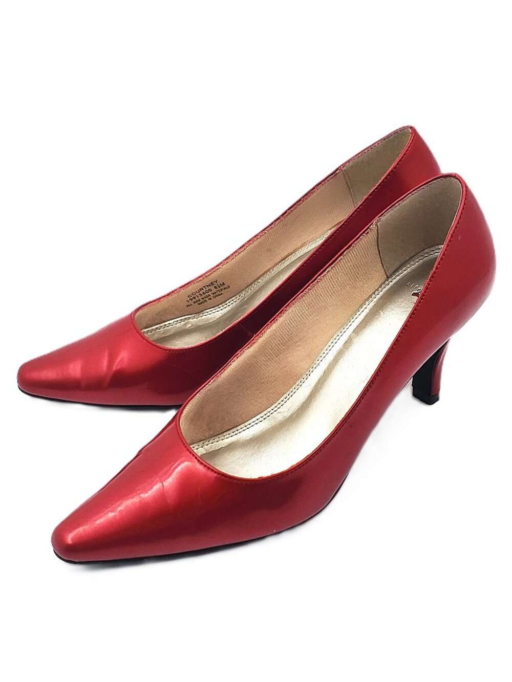 “Life Stride” Patent Ruby Red Heels – 3 ¼ Inch – Size 8 ½ M